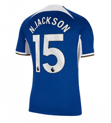 Chelsea Nicolas Jackson #15 Hemmatröja 2023-24 Kortärmad